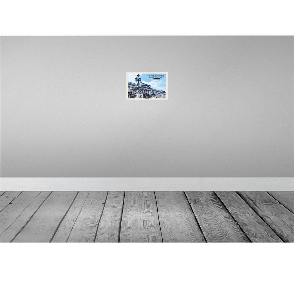 [LA-132650-H] Holzschild 20x30 cm London England Buckingham Palace Bildmotiv Reisemotiv Abenteuer Reisen Bild 2