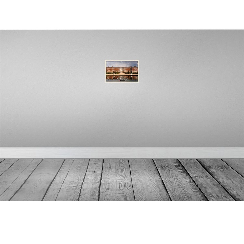 [LA-132657] Blechschild 20x30 cm Hampton Court Palace London Bildmotiv Reisemotiv Abenteuer Reisen Urlaub Bild 2