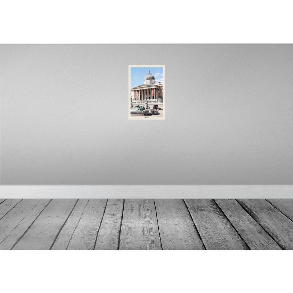 [LA-132664] Blechschild 30x20 cm London England UK National Gallery Bildmotiv Reisemotiv Abenteuer Reisen Urlaub Bild 2