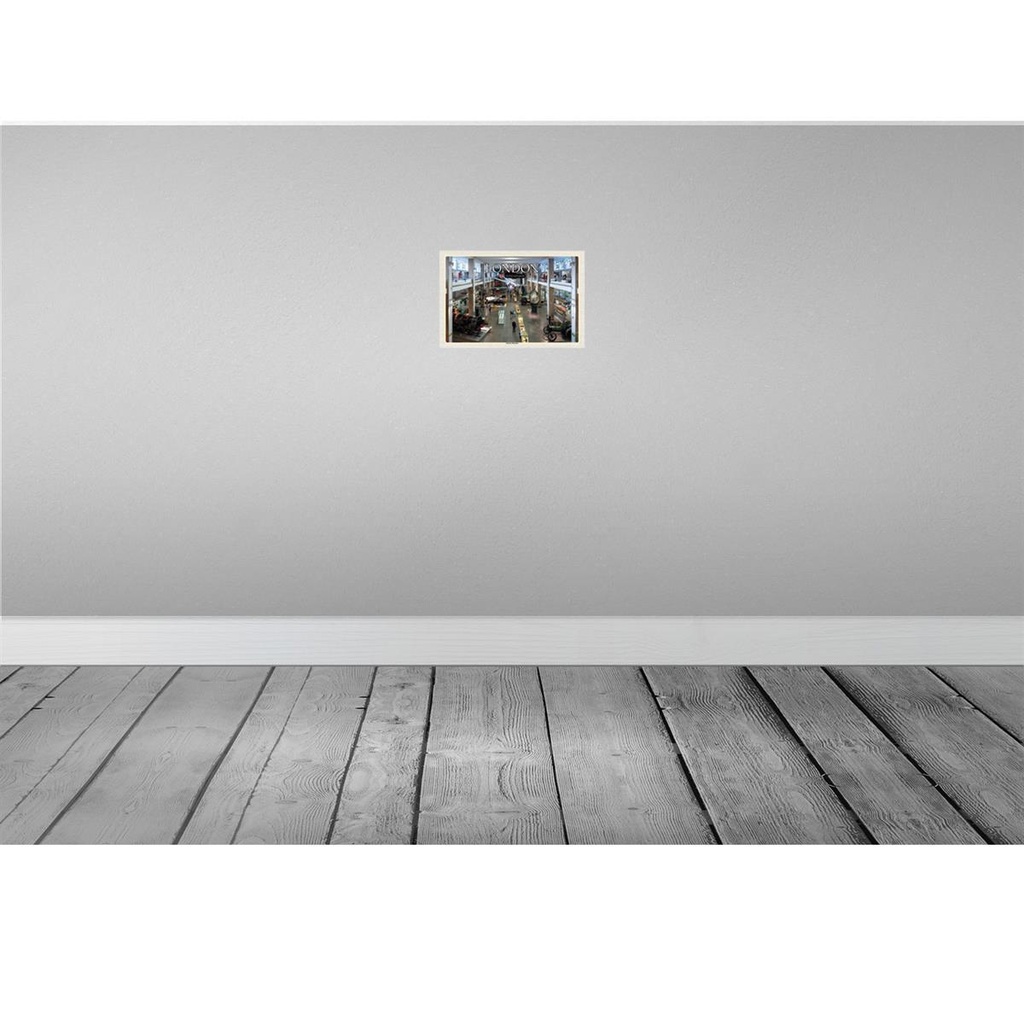 [LA-132669-H] Holzschild 20x30 cm London England UK Science Museum Bildmotiv Reisemotiv Abenteuer Reisen Bild 2