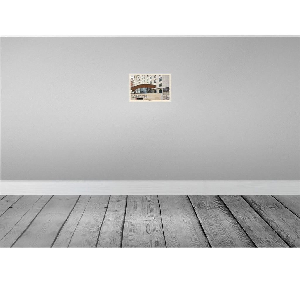 [LA-132670] Blechschild 20x30 cm London Scotland Yard UKe Bildmotiv Reisemotiv Abenteuer Reisen Urlaub Bild 2