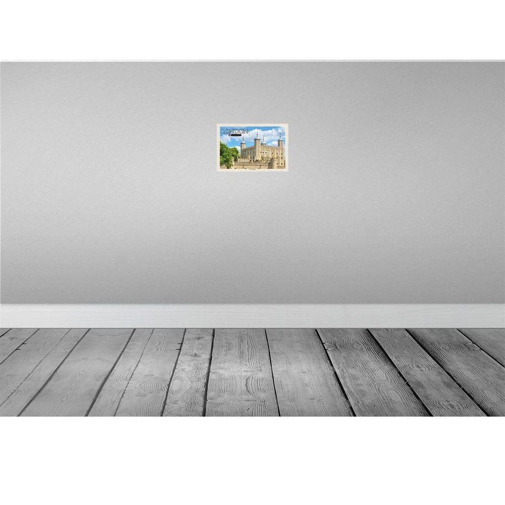 [LA-132678] Blechschild 20x30 cm Tower of London United Kingdom Bildmotiv Reisemotiv Abenteuer Reisen Urlaub Bild 2