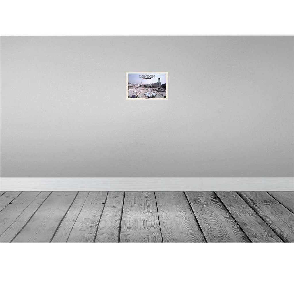 [LA-132679] Blechschild 20x30 cm Trafalgar Square London UK Bildmotiv Reisemotiv Abenteuer Reisen Urlaub Bild 2