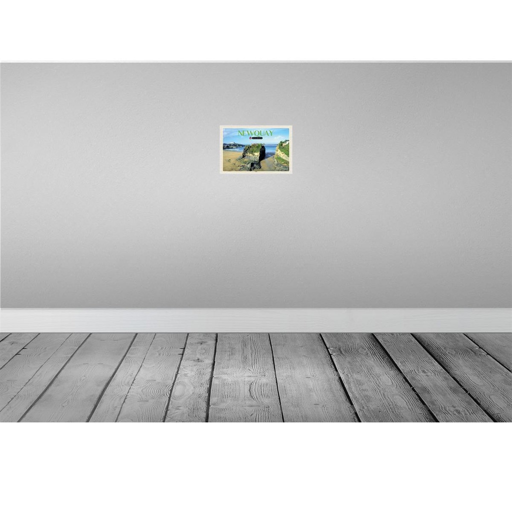 [LA-132684-H] Holzschild 20x30 cm Newquay Coast United Kingdom Bildmotiv Reisemotiv Abenteuer Reisen Bild 2