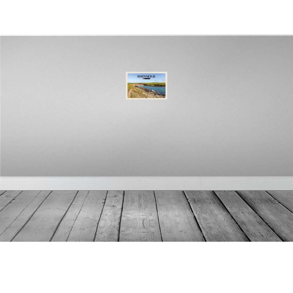 [LA-132687] Blechschild 20x30 cm Rhosneiger Beach England UK Bildmotiv Reisemotiv Abenteuer Reisen Urlaub Bild 2