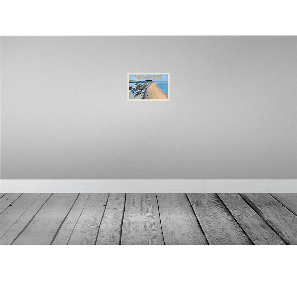 [LA-132690] Blechschild 20x30 cm Torcross Beach England UK Bildmotiv Reisemotiv Abenteuer Reisen Urlaub Bild 2