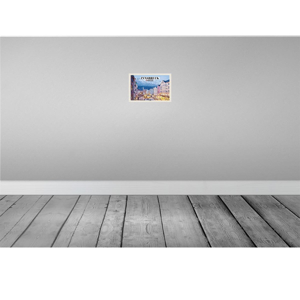 [LA-132726] Blechschild 20x30 cm Innsbruck Österreich Weihnachten Abenteuer Reisen Urlaub Bild 2