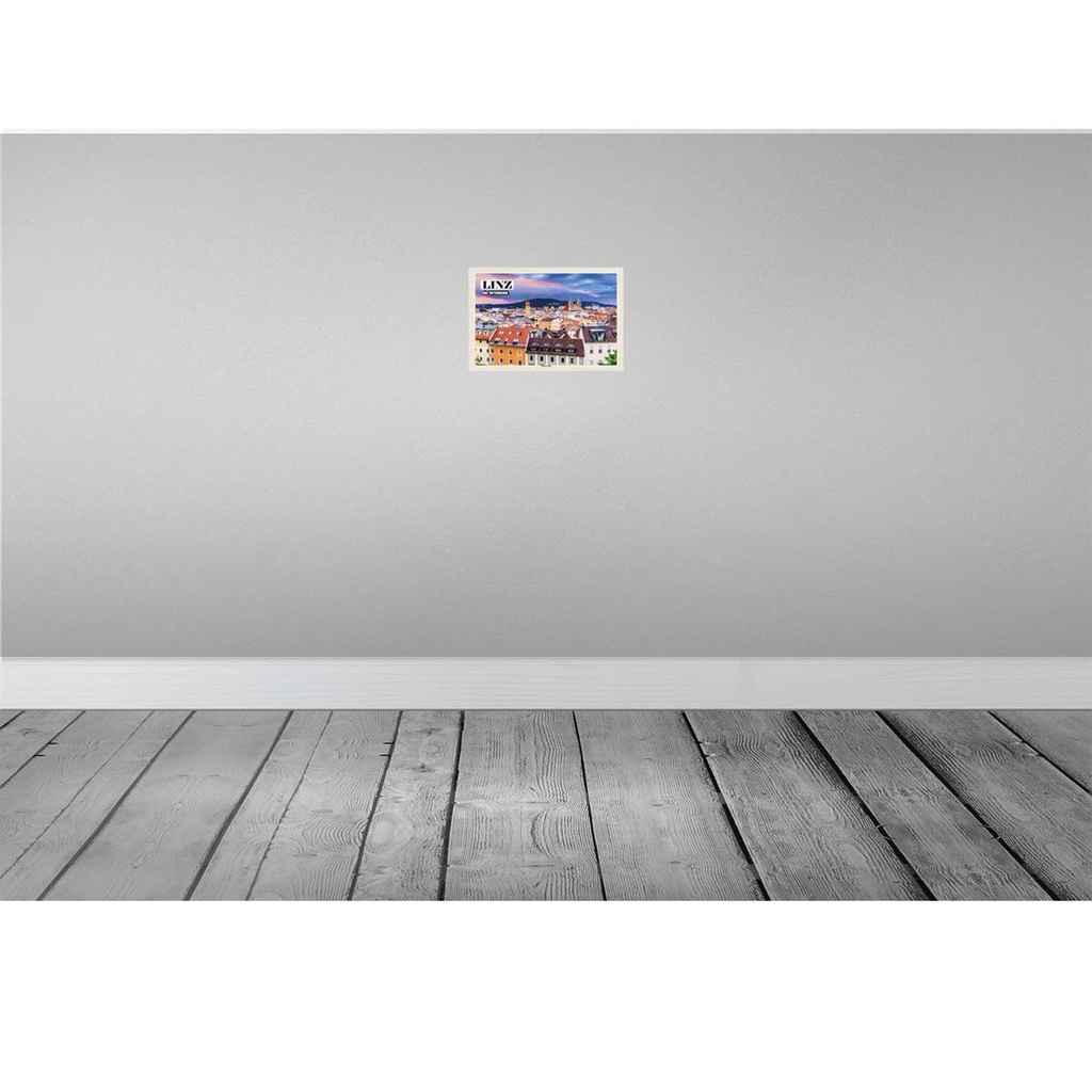 [LA-132731] Blechschild 20x30 cm Linz Österreich Innere Stadt Bildmotiv Reisemotiv Abenteuer Reisen Urlaub Bild 2