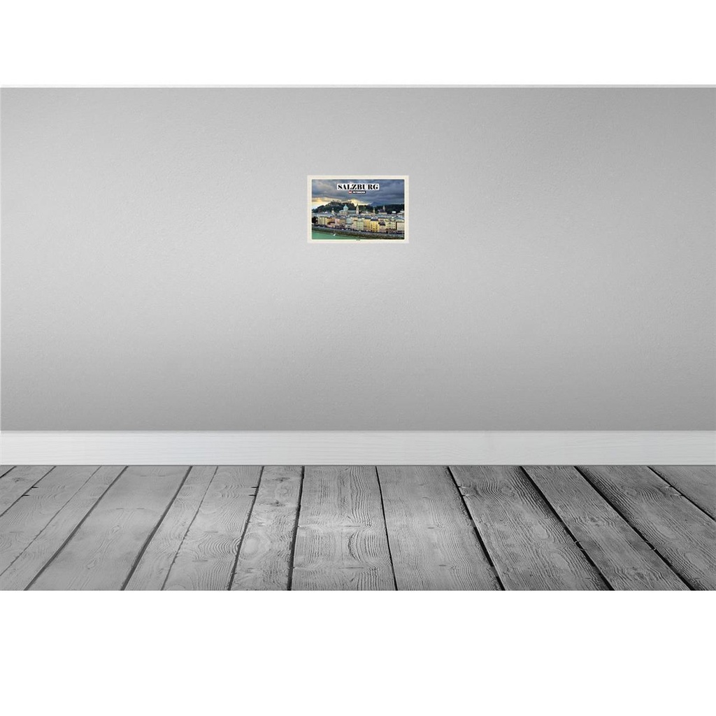 [LA-132734] Blechschild 20x30 cm Salzburg Österreich Altstadt Bildmotiv Reisemotiv Abenteuer Reisen Urlaub Bild 2