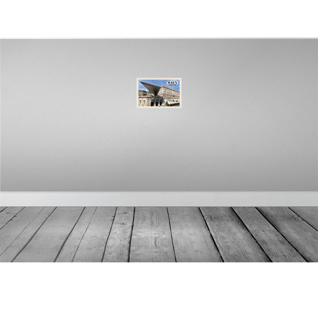 [LA-132740] Blechschild 20x30 cm Wien Österreich Albertina Bildmotiv Reisemotiv Abenteuer Reisen Urlaub Bild 2