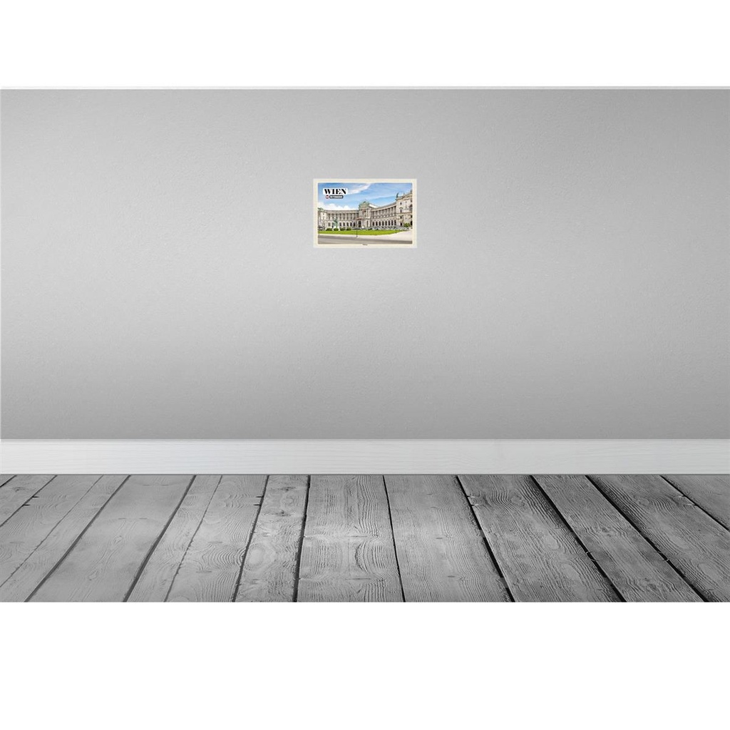 [LA-132744-H] Holzschild 20x30 cm Wien Österreich Hofburg Architektur Bildmotiv Reisemotiv Abenteuer Reisen Bild 2