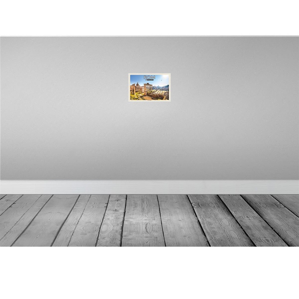 [LA-132768-H] Holzschild 20x30 cm Rom Italien Forum Romanum Bildmotiv Reisemotiv Abenteuer Reisen Bild 2