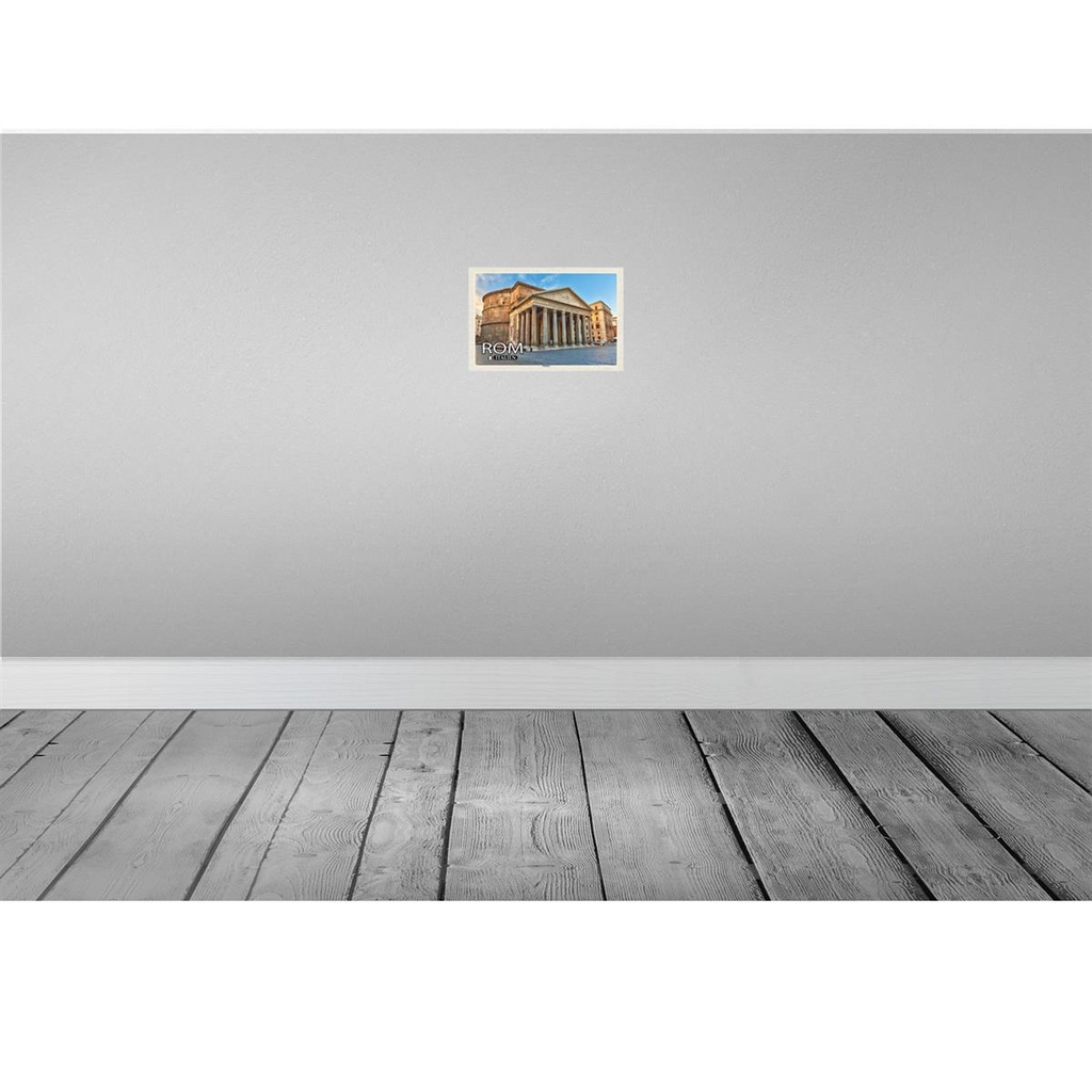 [LA-132773] Blechschild 20x30 cm Rom Italien Pantheon Baukunst Bildmotiv Reisemotiv Abenteuer Reisen Urlaub Bild 2