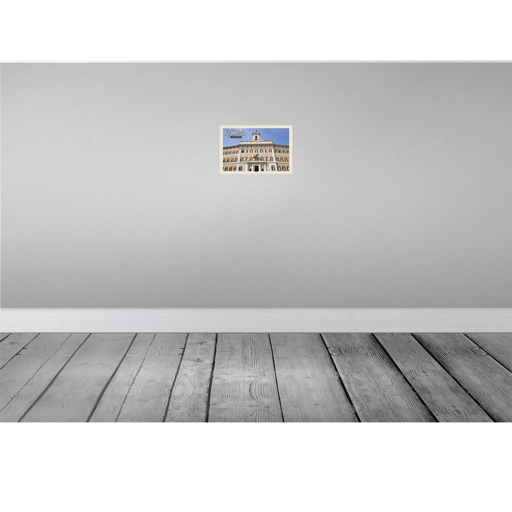 [LA-132774-H] Holzschild 20x30 cm Rom Italien Parlament Architektur Bildmotiv Reisemotiv Abenteuer Reisen Bild 2