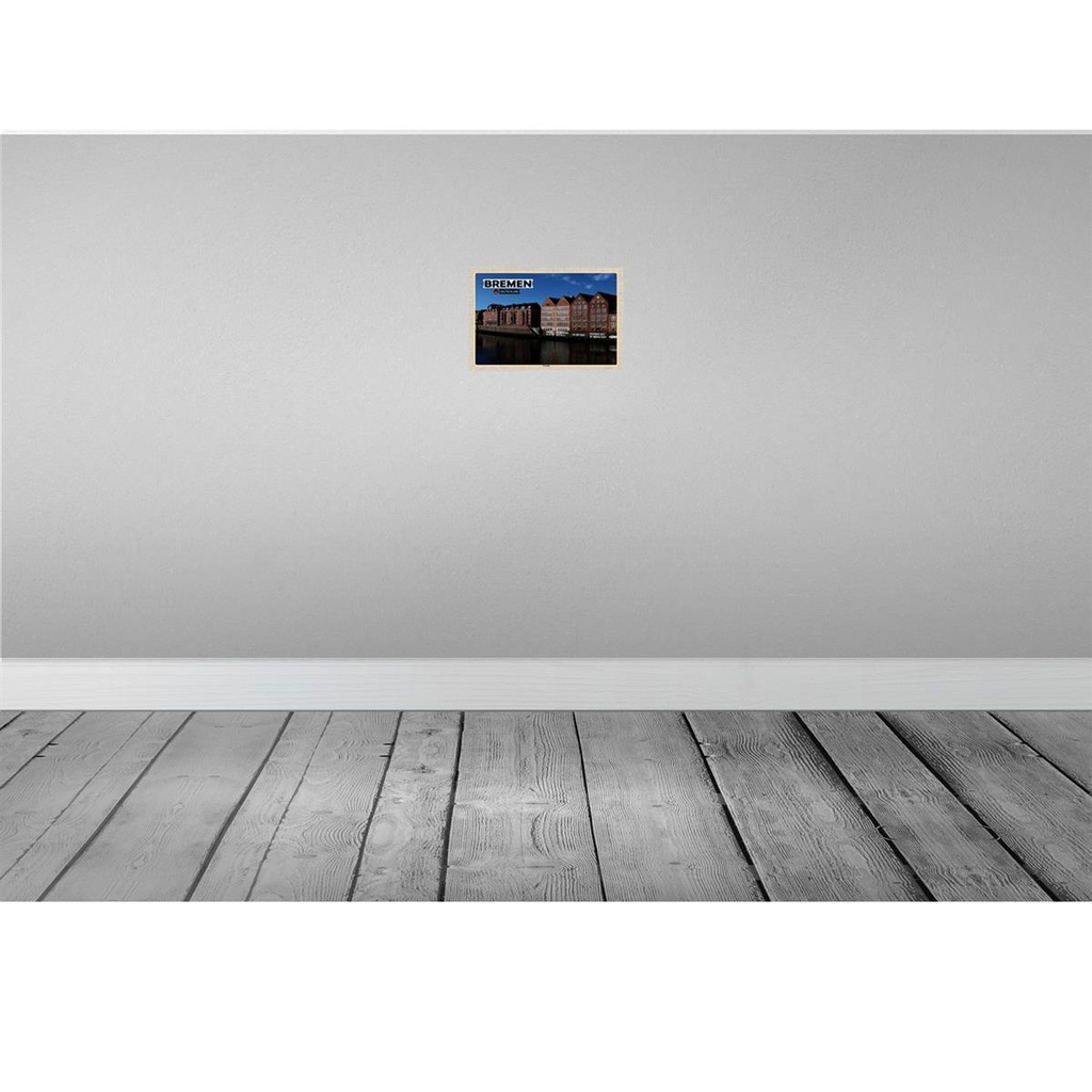 [LA-132793] Blechschild 20x30 cm Bremen Deutschland Neustadt Bildmotiv Reisemotiv Abenteuer Reisen Urlaub Bild 2