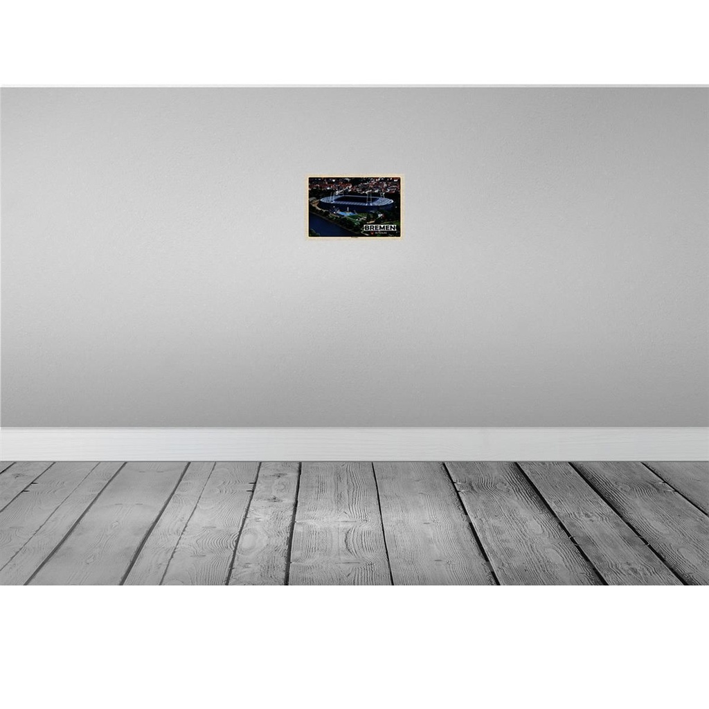 [LA-132801-H] Holzschild 20x30 cm Bremen Wasserturm Blumenthal Bildmotiv Reisemotiv Abenteuer Reisen Bild 2