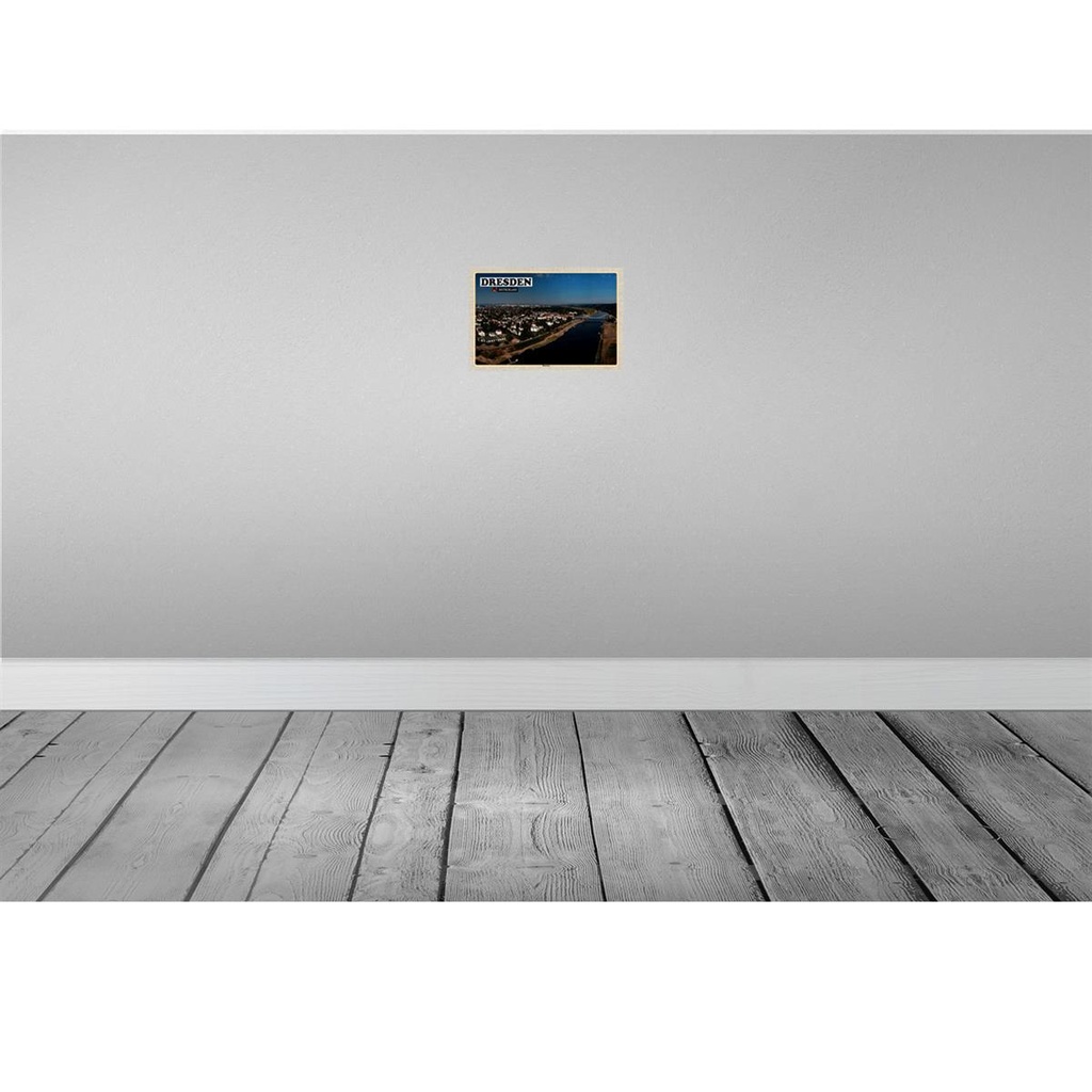 [LA-132805] Blechschild 20x30 cm Dresden Deutschland Blasewitz Bildmotiv Reisemotiv Abenteuer Reisen Urlaub Bild 2