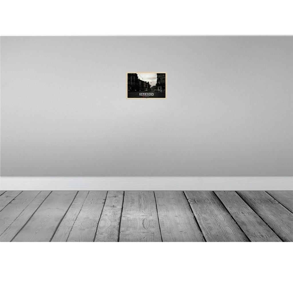 [LA-132807] Blechschild 20x30 cm Dresden Deutschland Cottae Bildmotiv Reisemotiv Abenteuer Reisen Urlaub Bild 2