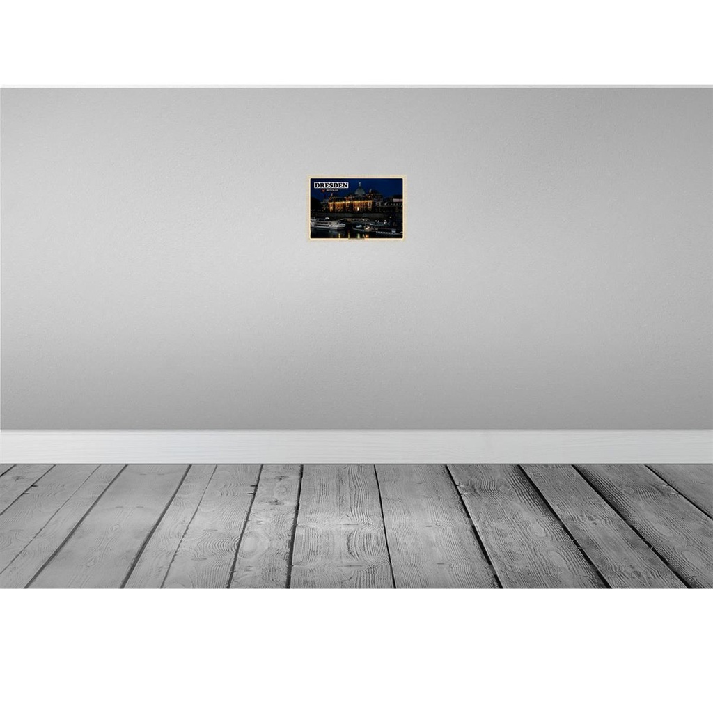 [LA-132811] Blechschild 20x30 cm Dresden Hochschule Bildende Kunst Bildmotiv Reisemotiv Abenteuer Reisen Urlaub Bild 2