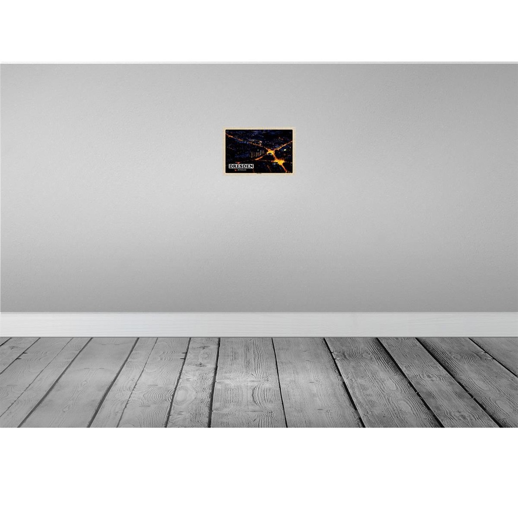 [LA-132820-H] Holzschild 20x30 cm Dresden Deutschland Südvorstadt Bildmotiv Reisemotiv Abenteuer Reisen Bild 2