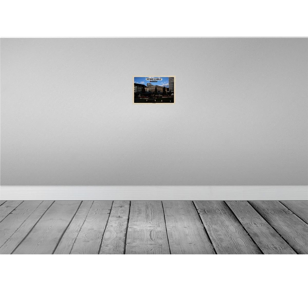 [LA-132826] Blechschild 20x30 cm Düsseldorf Friedrichstadt Park Abenteuer Reisen Urlaub Bild 2