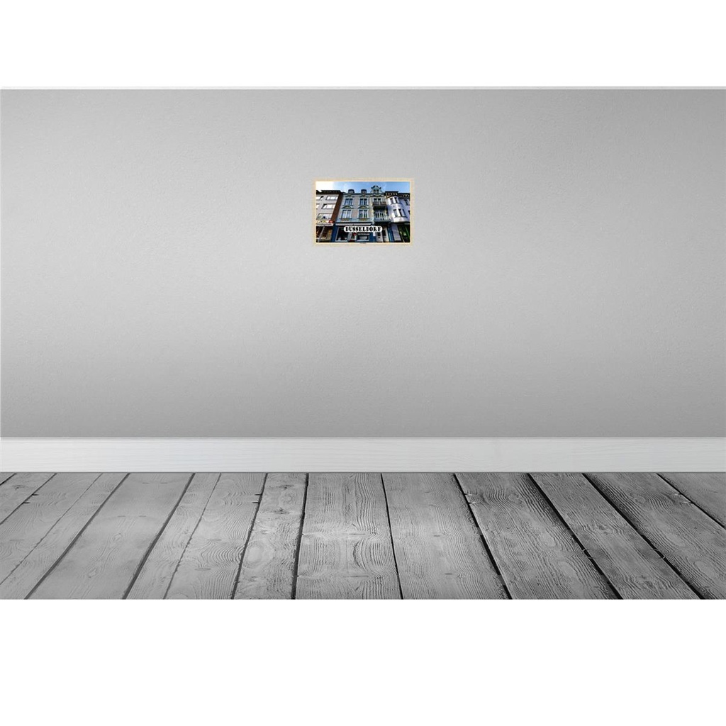[LA-132827-H] Holzschild 20x30 cm Düsseldorf Gerresheim Architektur Bildmotiv Reisemotiv Abenteuer Reisen Bild 2