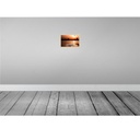 [LA-132884-H] Holzschild 20x30 cm Hamburg Winterhude Sonnenuntergang Bildmotiv Reisemotiv Abenteuer Reisen Bild 2