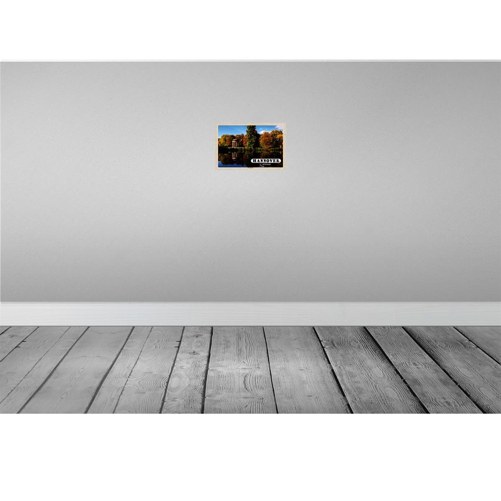 [LA-132888] Blechschild 20x30 cm Hannover Blick auf Georgengarten Bildmotiv Reisemotiv Abenteuer Reisen Urlaub Bild 2