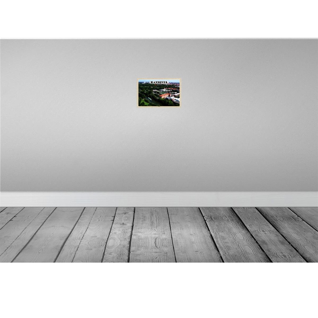 [LA-132892] Blechschild 20x30 cm Hannover Blick auf Ihmeufer Bildmotiv Reisemotiv Abenteuer Reisen Urlaub Bild 2
