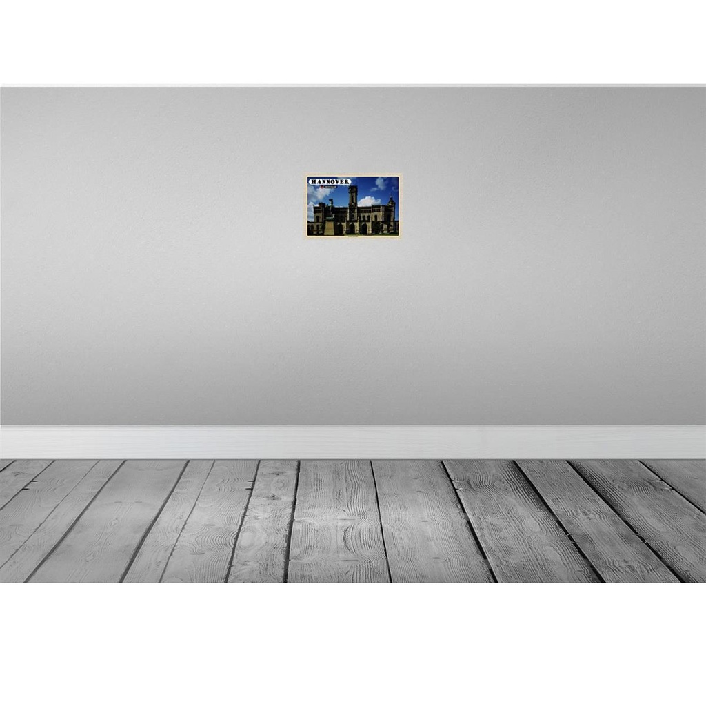 [LA-132895-H] Holzschild 20x30 cm Hannover Leibniz Universität Bildmotiv Reisemotiv Abenteuer Reisen Bild 2
