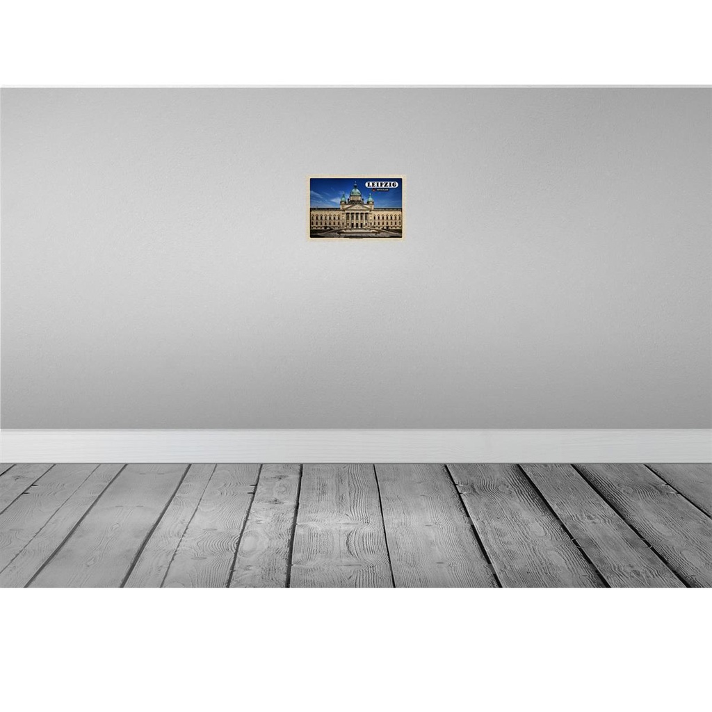 [LA-132921-H] Holzschild 20x30 cm Leipzig Bundesverwaltungsgericht Bild 2