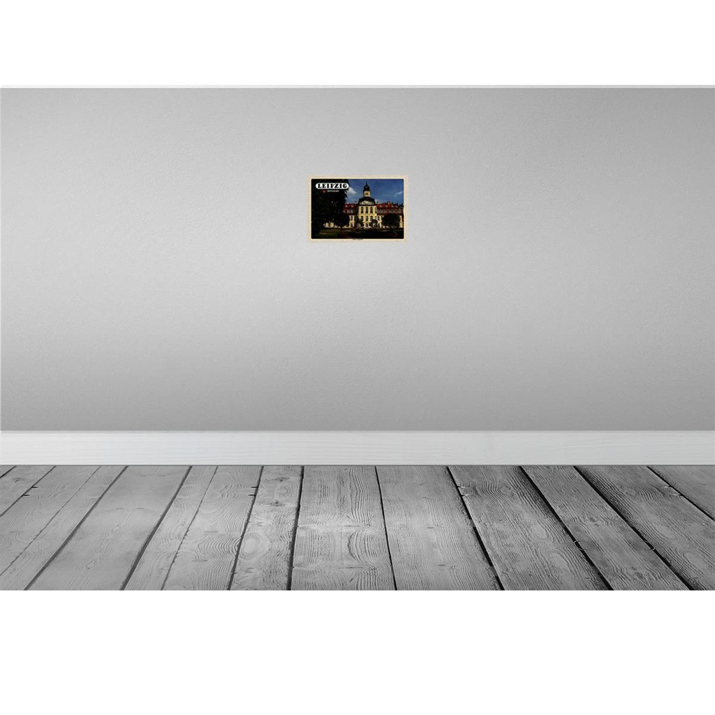[LA-132924] Blechschild 20x30 cm Leipzig Gohliser Schlösschen Bildmotiv Reisemotiv Abenteuer Reisen Urlaub Bild 2