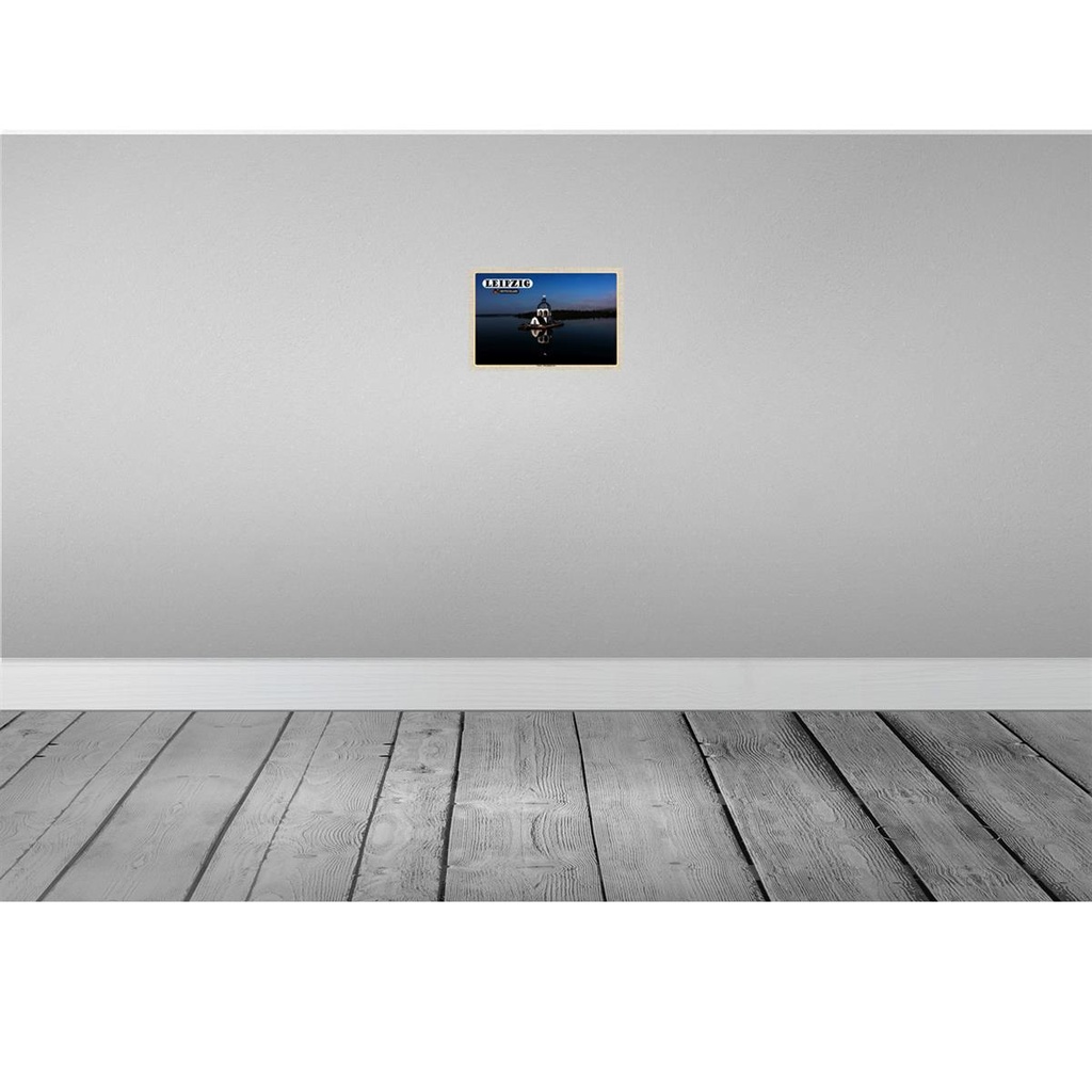 [LA-132936] Blechschild 20x30 cm Leipzig Vineta Störmthaler See Bildmotiv Reisemotiv Abenteuer Reisen Urlaub Bild 2