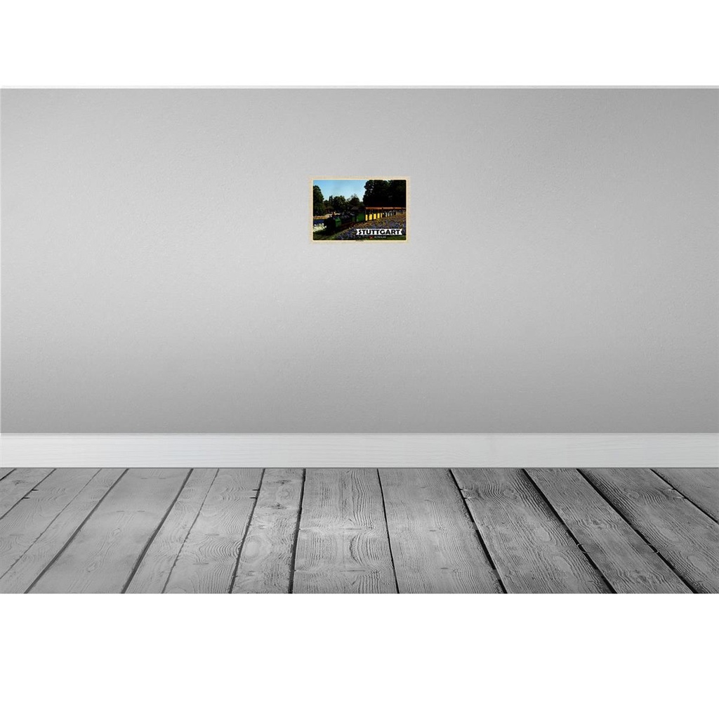 [LA-132976] Blechschild 20x30 cm Stuttgart Killesbergbahn Park Bildmotiv Reisemotiv Abenteuer Reisen Urlaub Bild 2