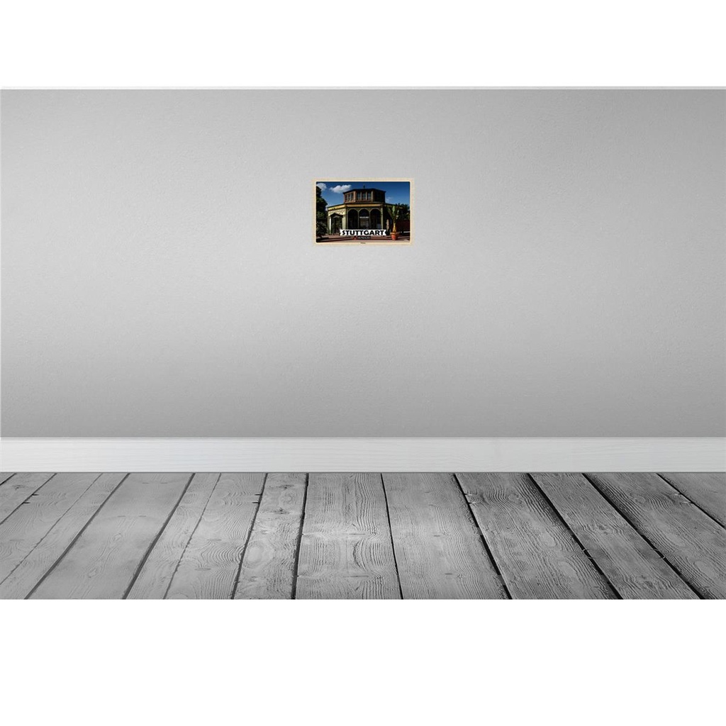 [LA-132989] Blechschild 20x30 cm Stuttgart Wilhelma Architektur Bildmotiv Reisemotiv Abenteuer Reisen Urlaub Häuser Bild 2