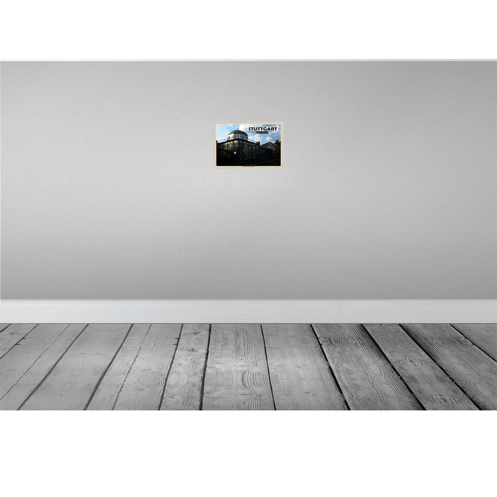 [LA-132990] Blechschild 20x30 cm Wilhelma Maurisches Landhaus Bildmotiv Reisemotiv Abenteuer Reisen Urlaub Bild 2