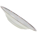 [100069] Suppenteller Goldrand 25,3 cm Rosenthal Botticelli Bunte Blumenranke Bavaria Selb gebraucht - gut Bild 2