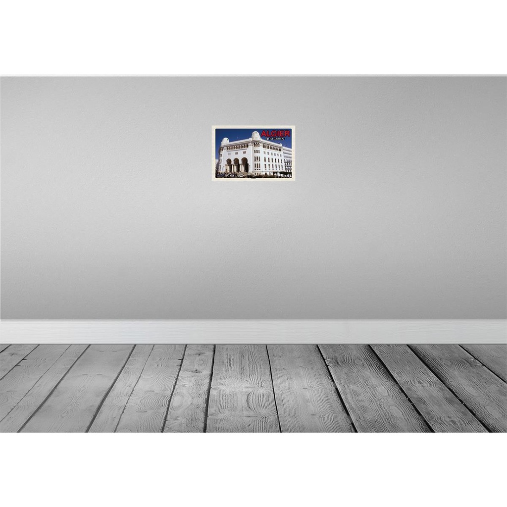 [LA-135096] Blechschild 20x30 cm Algier Algerien Hauptpost Bildmotiv Reisemotiv Abenteuer Reisen Urlaub Bild 2