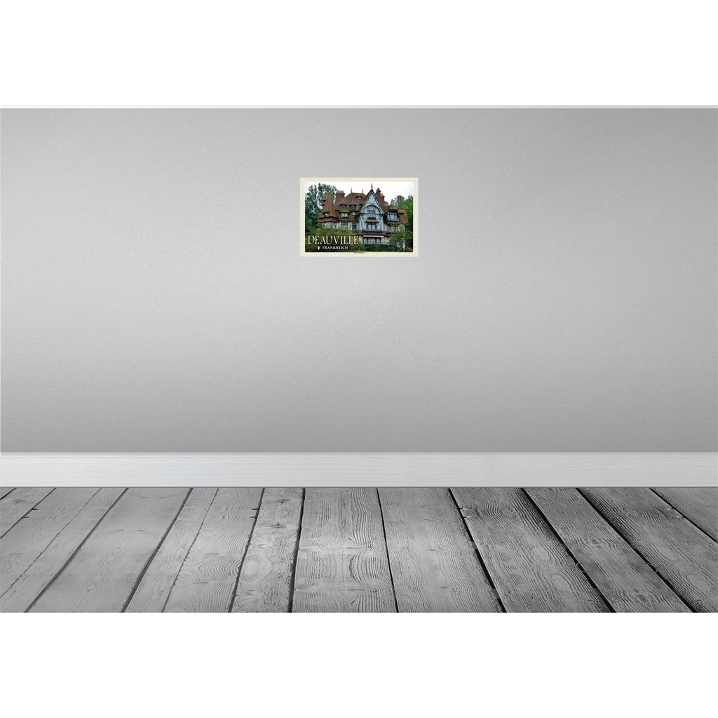[LA-135162] Blechschild 20x30 cm Deauville Frankreich Villa Strassburger Abenteuer Reisen Urlaub Bild 2