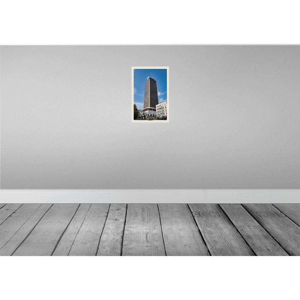 [LA-135176] Blechschild 30x20 cm Nantes Frankreich Tour Bretagne Abenteuer Reisen Urlaub Bild 2