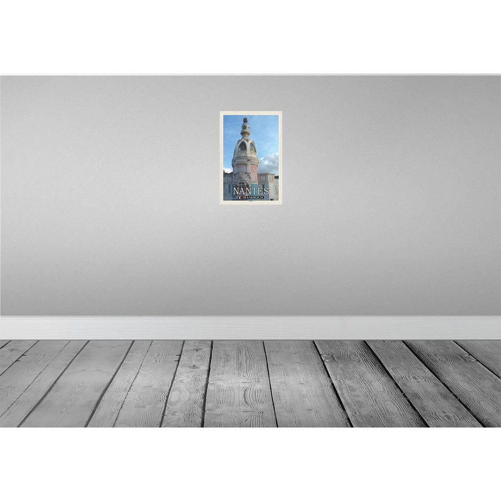 [LA-135177] Blechschild 30x20 cm Nantes Frankreich Tour Lu Abenteuer Reisen Urlaub Bild 2