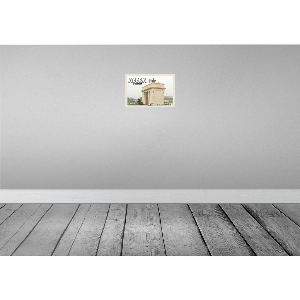 [LA-135207] Blechschild 20x30 cm Accra Ghana Independence-Arche Bildmotiv Reisemotiv Abenteuer Reisen Urlaub Bild 2
