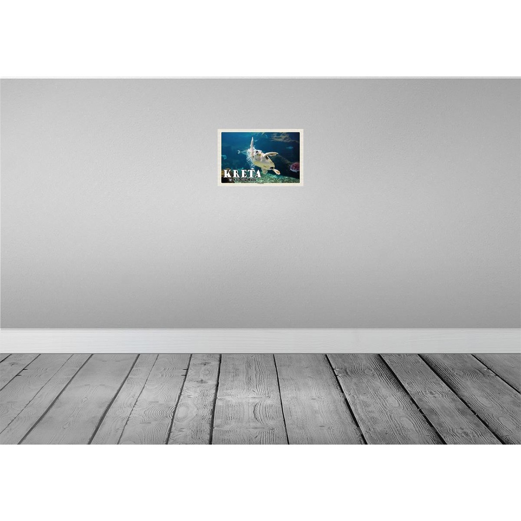 [LA-135217] Blechschild 20x30 cm Kreta Griechenland Cretaaquarium Bildmotiv Reisemotiv Abenteuer Reisen Urlaub Bild 2