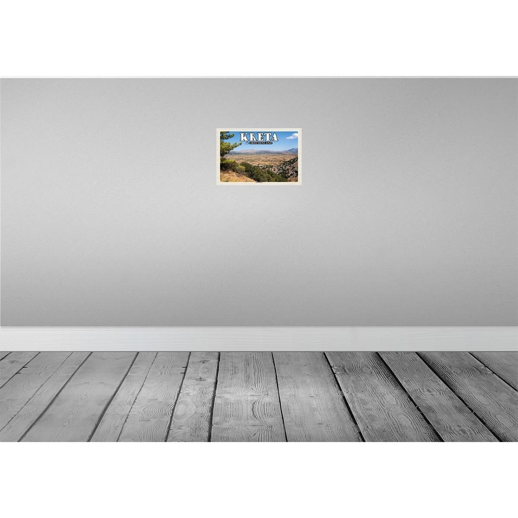 [LA-135221] Blechschild 20x30 cm Kreta Griechenland Lassithi Plateau Bildmotiv Reisemotiv Abenteuer Reisen Urlaub Bild 2