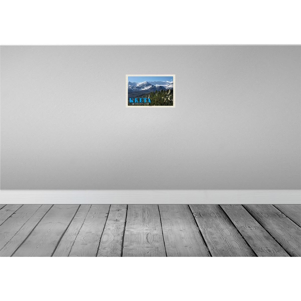 [LA-135222-H] Holzschild 20x30 cm Kreta Griechenland Lefka Ori Gebirge Bildmotiv Reisemotiv Europa Bild 2