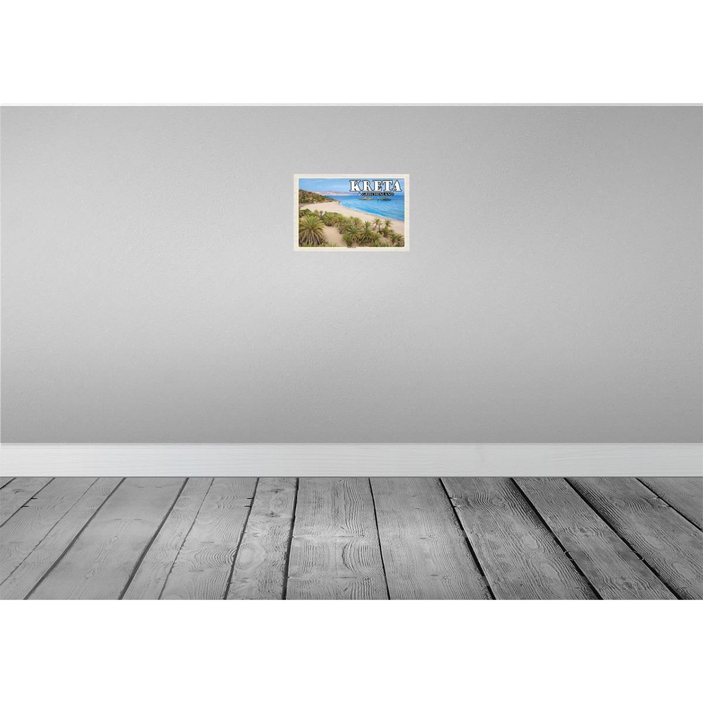 [LA-135226] Blechschild 20x30 cm Kreta Griechenland Strand von Vai Bildmotiv Reisemotiv Abenteuer Reisen Urlaub Bild 2