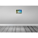[LA-135240-H] Holzschild 20x30 cm Samos Griechenland Lemonakia Beach Strand Bildmotiv Reisemotiv Europa Bild 2