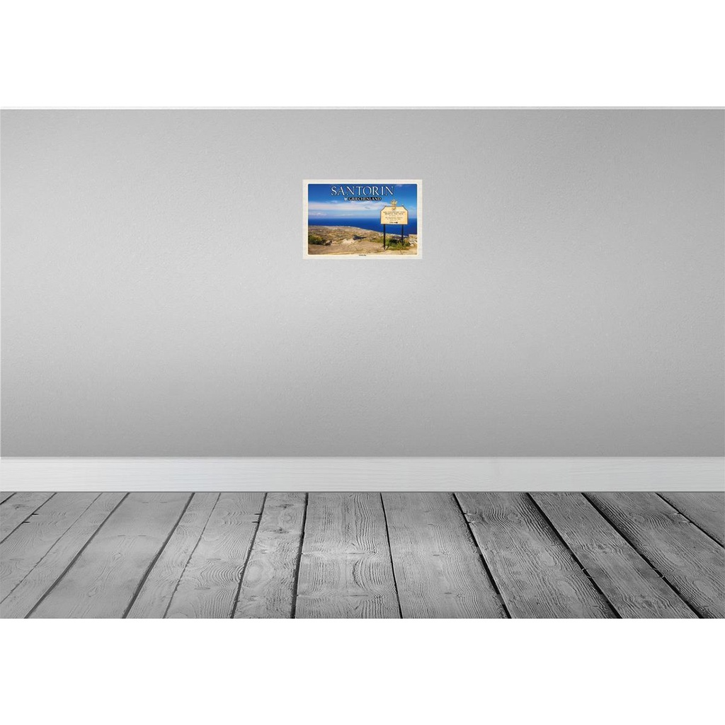 [LA-135258] Blechschild 20x30 cm Santorin Griechenland Profitis Ilias Bildmotiv Reisemotiv Abenteuer Reisen Urlaub Bild 2