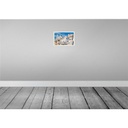 [LA-135259-H] Holzschild 20x30 cm Santorin Griechenland Pyrgos Dorf Bildmotiv Reisemotiv Europa Bild 2