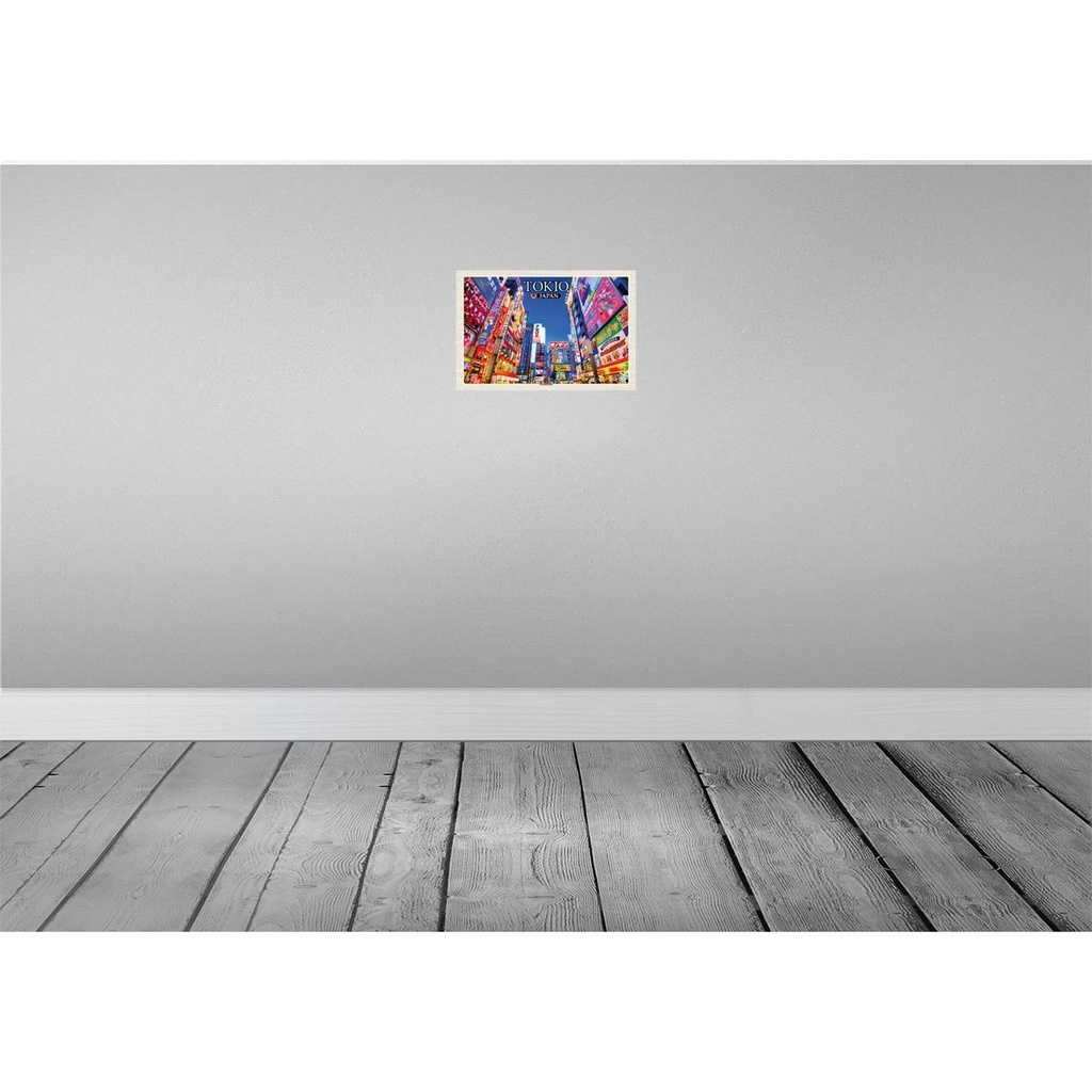 [LA-135264] Blechschild 20x30 cm Tokio Japan Reklametafeln Bildmotiv Reisemotiv Abenteuer Reisen Urlaub Bild 2